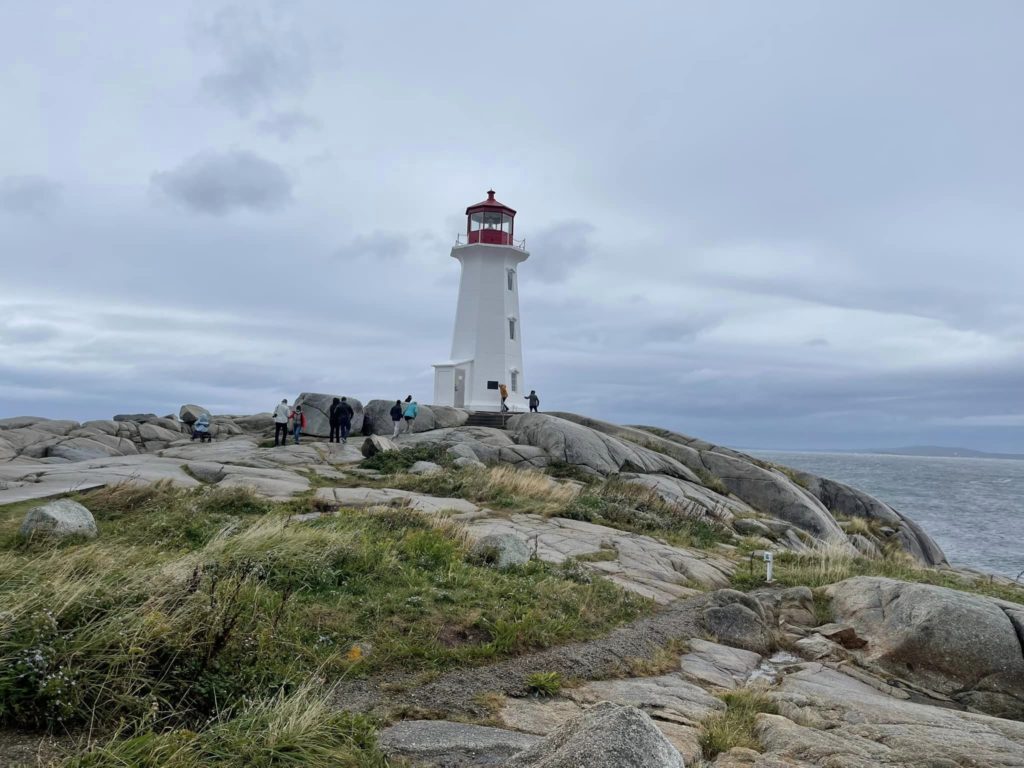 Peggy's Cove Lighthouse in Nova Scotia